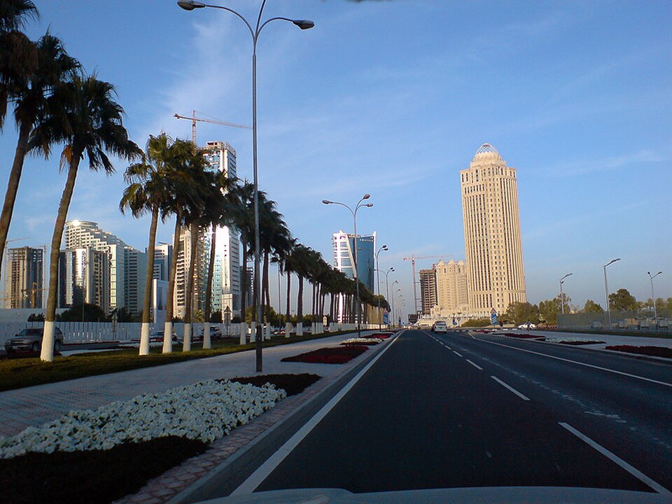 Doha Corniche in Al Dafna, Doha
