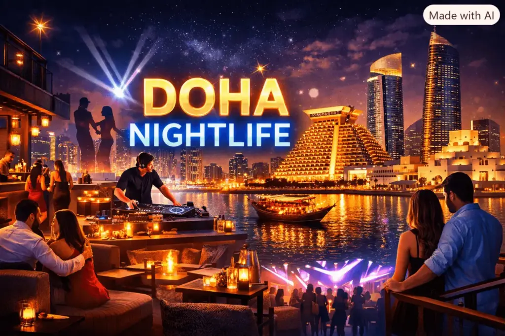 Doha Nightlife Areas + Hotels